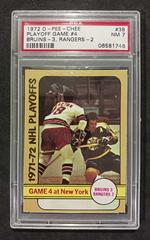 Playoff Game #4 [Bruins 3, Rangers 2] Hockey Cards 1972 O-Pee-Chee Prices