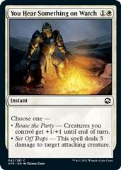 You Hear Something on Watch [Foil] #42 Magic Adventures in the Forgotten Realms Prices