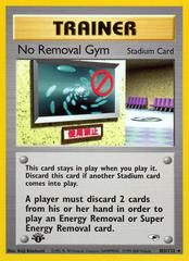 No Removal Gym [1st Edition] #103 Pokemon Gym Heroes Prices