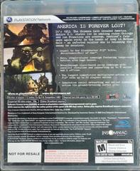 Game Case Back - Not For Resale - NA Collector’s | Resistance 2 [Collector's Edition] Playstation 3
