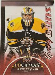 Jeremy Swayman #C116 Hockey Cards 2021 Upper Deck UD Canvas Prices