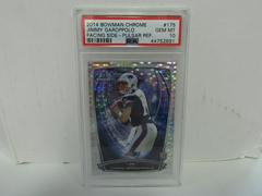 Jimmy Garoppolo [Facing Side Pulsar Refractor] #175 Football Cards 2014 Bowman Chrome Prices