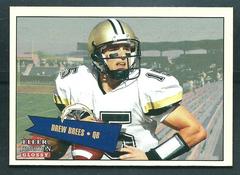 Drew Brees [Rookie Stickers] #402 Football Cards 2001 Fleer Tradition Glossy Prices