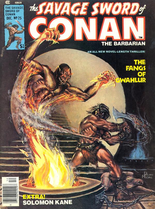 Savage Sword Of Conan The Barbarian #25 (1977) Comic Books Savage Sword of Conan the Barbarian