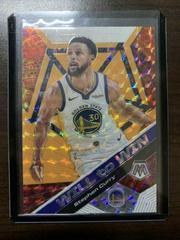Stephen Curry [Orange Fluorescent] #14 Basketball Cards 2019 Panini Mosaic Will to Win Prices