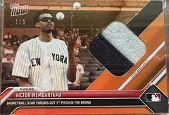 Victor Wembanyama [Relics Orange] #472H Baseball Cards 2023 Topps Now Prices