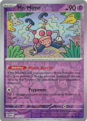 Mr. Mime [Reverse Holo] #122 Pokemon Scarlet & Violet 151 Prices