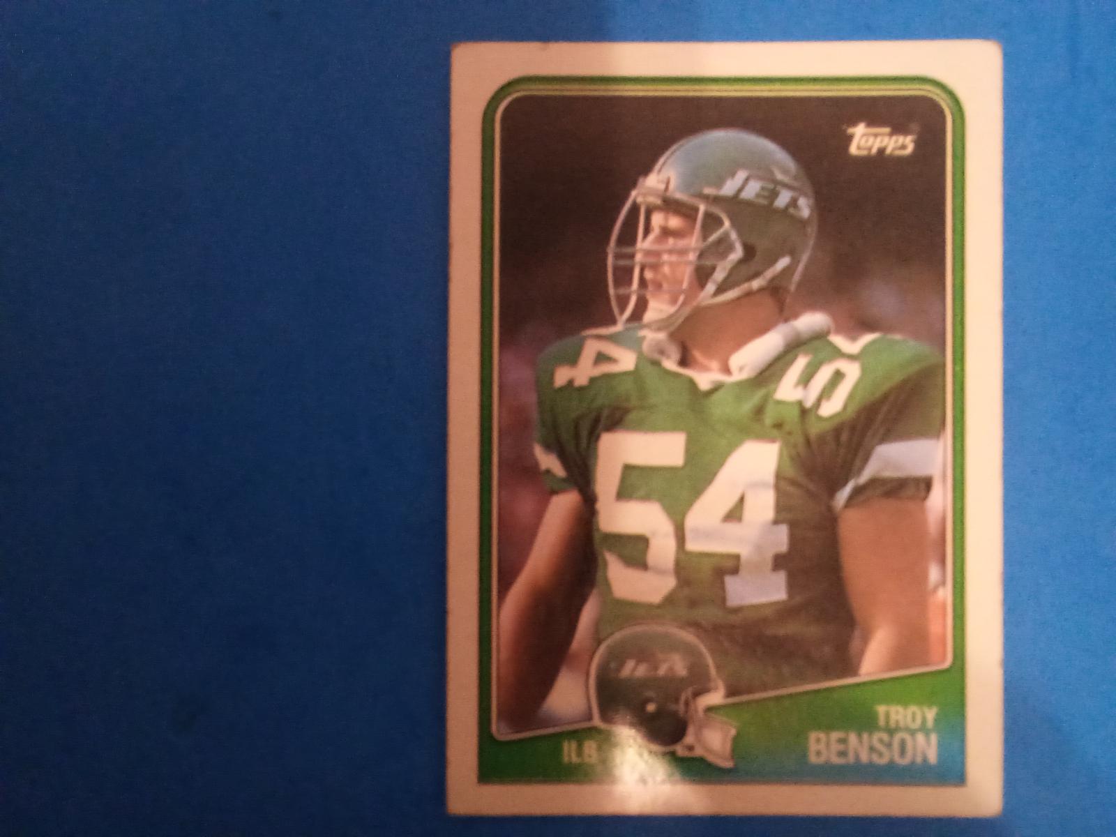 Troy Benson Ungraded 1988 Topps