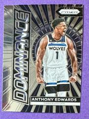 Anthony Edwards #15 Basketball Cards 2023 Panini Prizm Dominance Prices