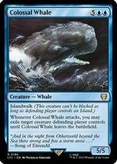 Colossal Whale #186 Magic Lord of the Rings Commander Prices