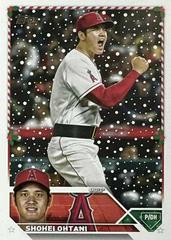 Shohei Ohtani [SR Variation] #H17 Baseball Cards 2023 Topps Holiday Prices