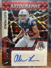 Alec Pierce [Red] Football Cards 2022 Panini Mosaic Rookie Autographs Prices