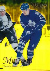 Mats Sundin [Mirror Gold] Hockey Cards 1995 Select Certified Prices