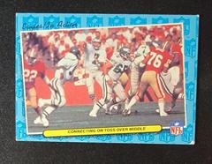 Philadelphia Eagles [Connecting on Toss Over Middle] #63 Football Cards 1986 Fleer Team Action Prices