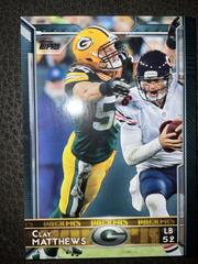 Clay Matthews [Tackling] #11 Football Cards 2015 Topps Prices