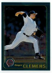Roger Clemens Baseball Cards 2001 Topps Chrome Prices