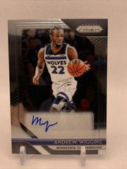 Andrew Wiggins #SAWG Basketball Cards 2018 Panini Prizm Signatures Prices