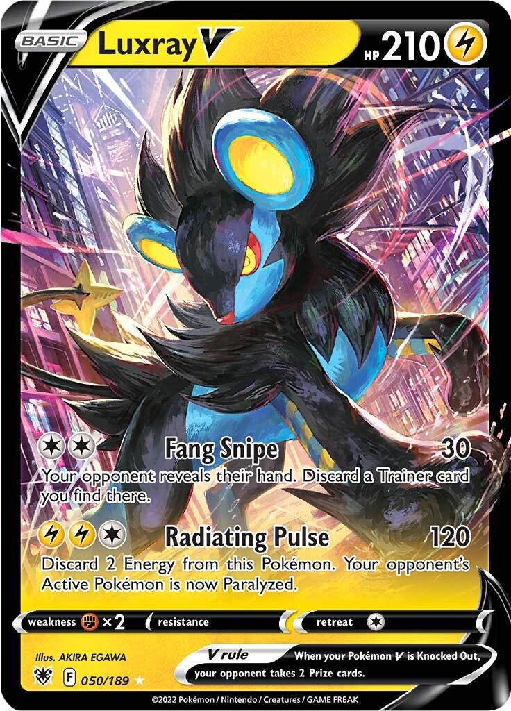 Luxray V #50 Pokemon Astral Radiance