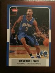 Rashard Lewis #50 Basketball Cards 2007 Fleer Prices