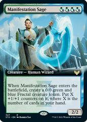 Manifestation Sage [Extended Art Foil] Magic Strixhaven School of Mages Prices