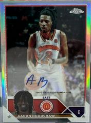 Aaron Bradshaw #CA-AB Basketball Cards 2023 Topps Chrome McDonald's All American Autographs Prices