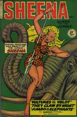 Sheena, Queen of the Jungle #7 (1950) Comic Books Sheena Queen of the Jungle Prices