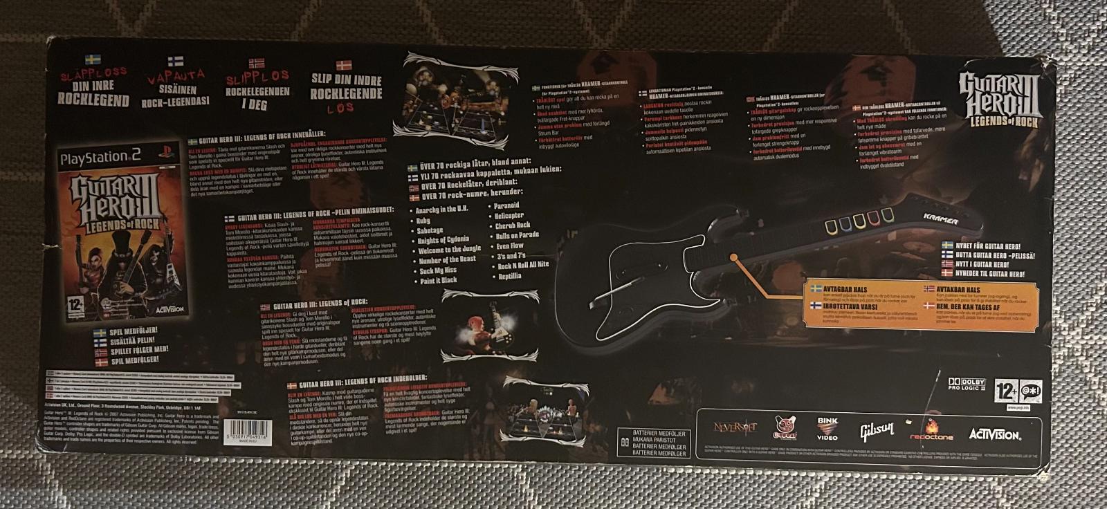 Guitar Hero III Legends Of Rock [Guitar Kit] Prices PAL Playstation 2