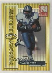 Barry Sanders [Yellow] #29 Football Cards 1999 Panini Donruss Elite Primary Colors Prices