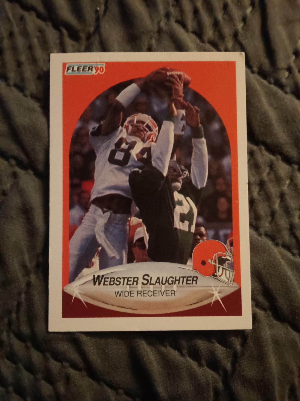 Webster Slaughter Ungraded 1990 Fleer