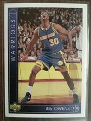Billy Owens #291 Basketball Cards 1993 Upper Deck Prices