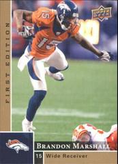 Brandon Marshall #48 Football Cards 2009 Upper Deck First Edition Prices