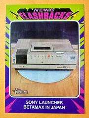Betamax Launch #NF-8 Baseball Cards 2024 Topps Heritage News Flashback Prices