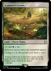 Scattered Groves #328 Magic Lord of the Rings Commander Prices