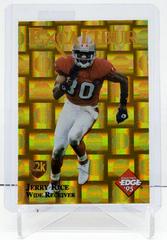 Jerry Rice [Gold Shield Gold Prism] Football Cards 1995 Collector's Edge Excalibur 22K Prices