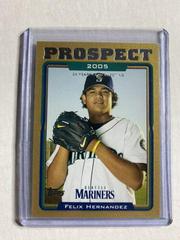 Felix Hernandez [Gold] Baseball Cards 2005 Topps Updates & Highlights Prices