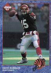 David Klingler #29 Football Cards 1993 Collector's Edge Prices