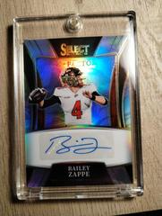 Bailey Zappe [Silver] #X-BZA Football Cards 2022 Panini Select Draft Picks Xfactor Signatures Prices