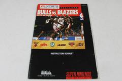 Bulls Vs Blazers And The NBA Playoffs - Manual | Bulls Vs Blazers and the NBA Playoffs Super Nintendo