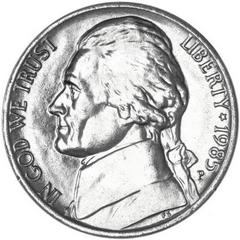 1985 P Coins Jefferson Nickel Prices