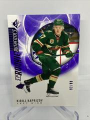 Kirill Kaprizov [Purple] #129 Hockey Cards 2020 SP Prices