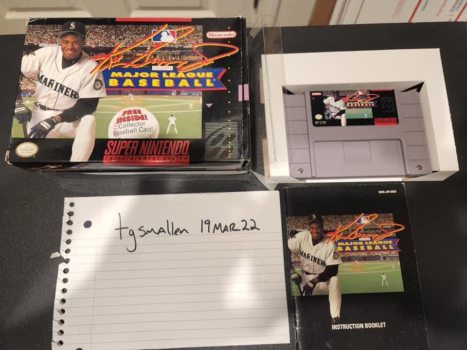 Ken Griffey Jr Major League Baseball - Super Nintendo (Complete In