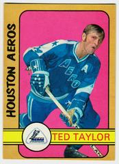 Ted Taylor Hockey Cards 1972 O-Pee-Chee Prices