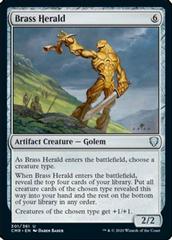 Brass Herald [Foil] Magic Commander Legends Prices