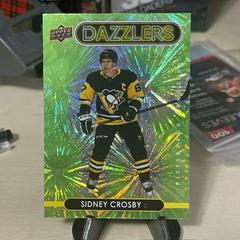 Sidney Crosby [Green] Hockey Cards 2021 Upper Deck Dazzlers Prices