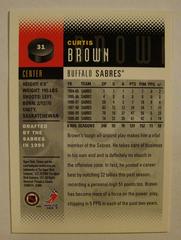 2000-01 Upper Deck Victory #31 Curtis Brown Revers | Curtis Brown Hockey Cards 2000 Upper Deck Victory