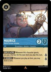 Maurice - World-Famous Inventor [Foil] Lorcana First Chapter Prices