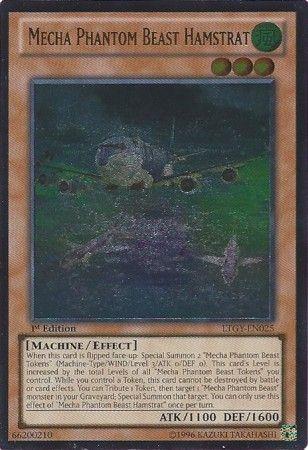 Mecha Phantom Beast Hamstrat [Ultimate Rare 1st Edition] LTGY-EN025 YuGiOh Lord of the Tachyon Galaxy