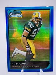 AJ Hawk [Blue Refractor] #226 Football Cards 2006 Bowman Chrome Prices