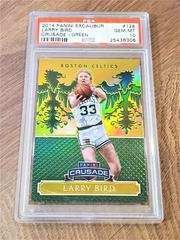 Larry Bird [Green] Basketball Cards 2014 Panini Excalibur Crusade Prices