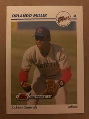 Orlando Miller #571 Baseball Cards 1991 Impel Line Drive Pre Rookie AA Prices